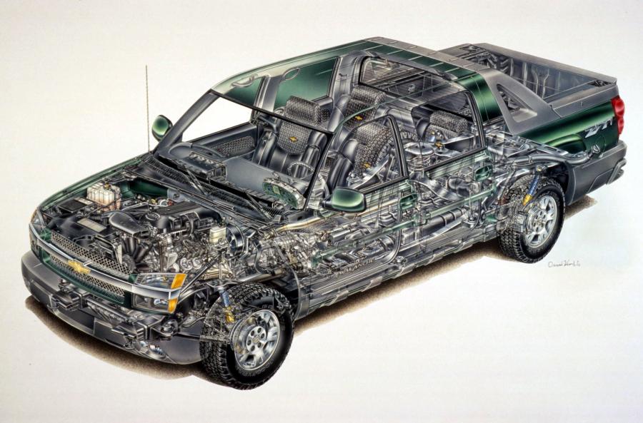  Chevrolet Avalanche 2002 года  (фото 50 из 93)